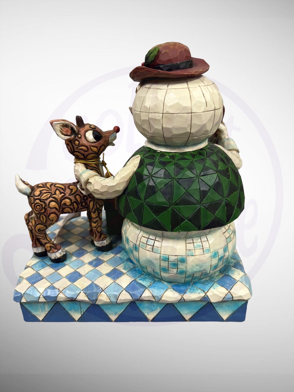Jim Shore Rudolph Traditions - Rudolph & Sam the Snowman Figurine